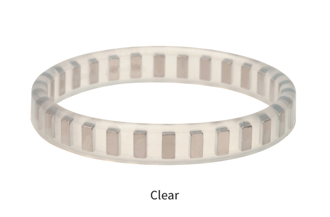 Magnetic silicon bracelet